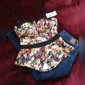 NWT medium peplum tank top from Macy's